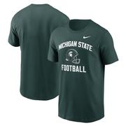 Michigan State Nike Cotton Football Helmet Tee